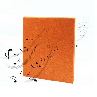 Panel de absorción de sonido de fibra de poliéster de 12 mm Panel acústico de hotel Estilo de diseño moderno