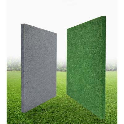 Panel de absorción de sonido de fibra de poliéster de 12 mm Panel acústico de hotel Estilo de diseño moderno