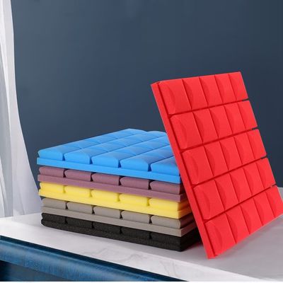 Otros paneles de sonido de forma estándar de espuma acústica con cinta adhesiva 5 hongo 50*50*5 cm esponja insonorizante