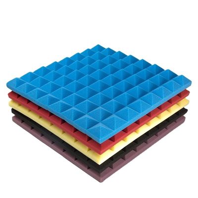 Panel de espuma acústica de algodón absorbente de sonido para edificios de oficinas modernos
