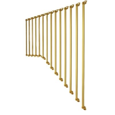 Barandillas de aluminio para apartamentos modernos Barandillas de escaleras de barandilla de hierro forjado personalizadas
