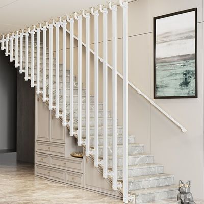 Barandillas de aluminio para apartamentos modernos Barandillas de escaleras de barandilla de hierro forjado personalizadas