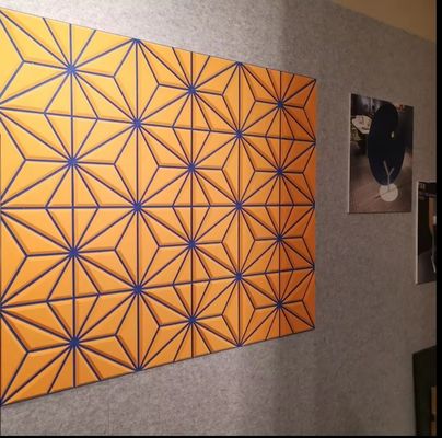 Panel acústico insonorizado de poliéster 100% de fibra de fieltro para personalización de gimnasio de auditorio