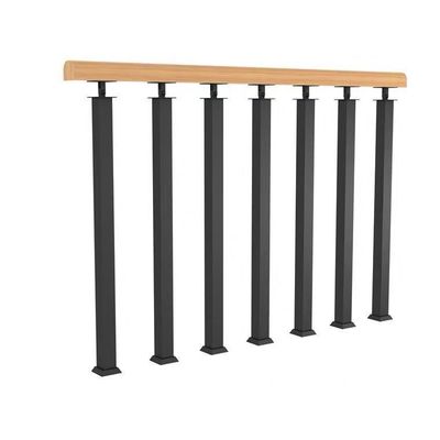 Modelos de barandillas de escaleras de hierro de diseño simple para el montaje de paredes en apartamentos