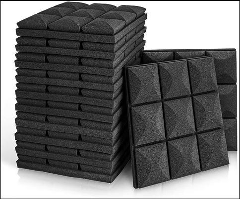 14-60 kg/m3 Reducción del ruido por densidad Panel de espuma acústica para aislamiento acústico de salas de reuniones