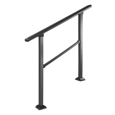 Barandillas de escalera de acero inoxidable de diseño simple para el montaje en pared en apartamentos modernos