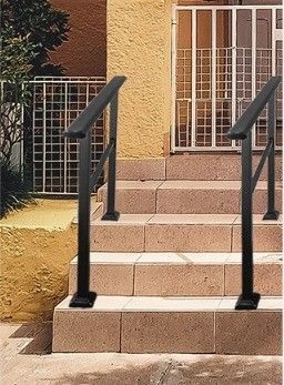 Barandillas de escalera de acero inoxidable de diseño simple para el montaje en pared en apartamentos modernos