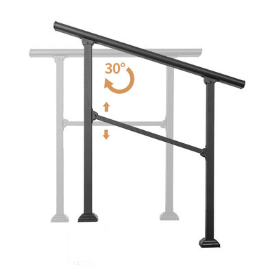 Barandillas de escalera de acero inoxidable de diseño simple para el montaje en pared en apartamentos modernos