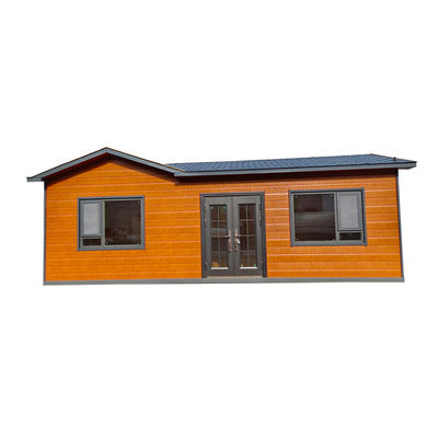 Cuadro de estructura de acero ligero Contenedor de paquete plano Villa para viviendas portátiles de casas prefabricadas