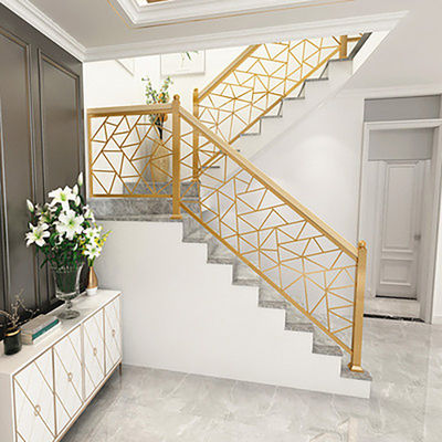 Escalera de aluminio montada en la pared barandilla de escalera con barandillas de balaustrada de diseño personalizado