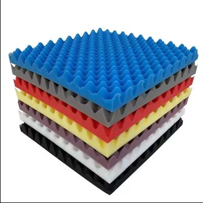 PVC retardante de llama absorbente de sonido algodón huevo algodón aislamiento eléctrico ondulado algodón
