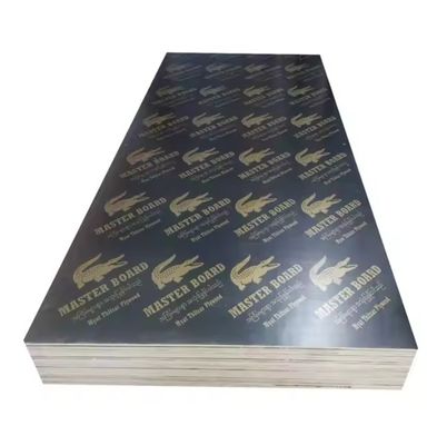 12 mm de madera contrachapada con película para la construcción placa de chapa material de superficie placa de melamina