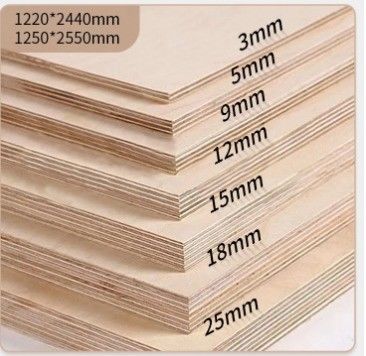 Decoración de hoteles 18 mm de contrachapado laminado de melamina con acabado de superficie de tablero de chapa