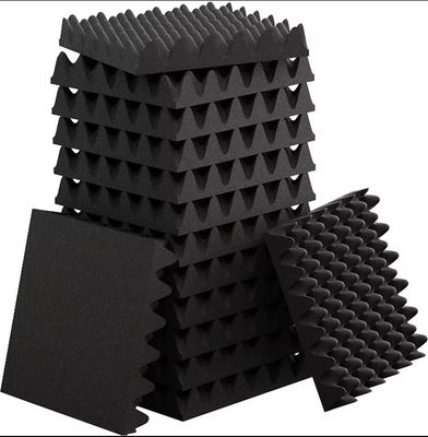 Material de aislamiento súper acústico de los fabricantes espuma de PU con densidad de 14-60 kg/m3 en negro