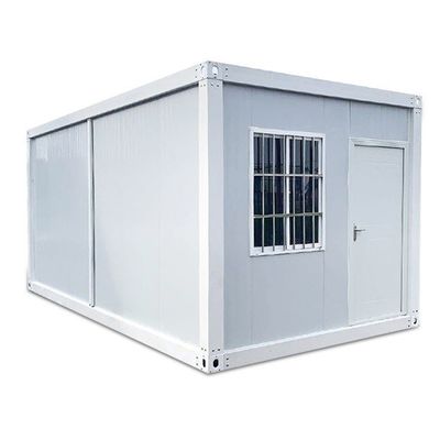 Estructura de acero Casa de contenedores de paquetes planos Espacio de vida conveniente y asequible