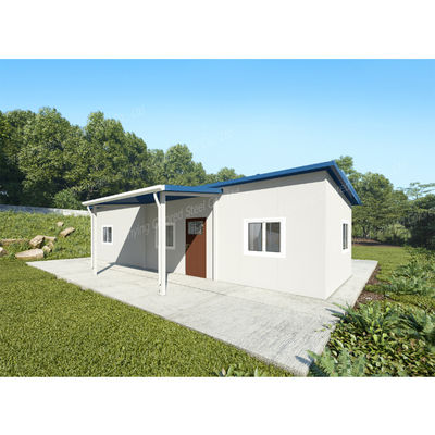 Estructura de acero Casa de contenedores de paquetes planos Espacio de vida conveniente y asequible