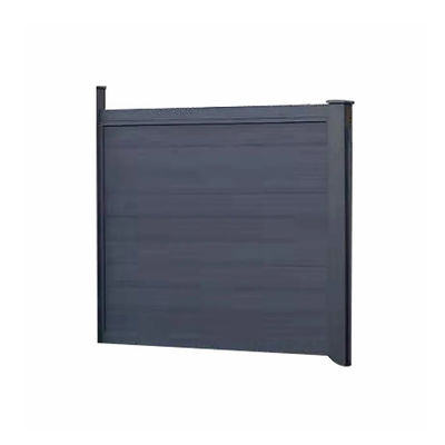 Moderno diseño de lujo exterior de madera de plástico compuesto a prueba de UV de vallas para la decoración