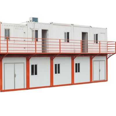 Casa de contenedores de envío portátil plegable a medida y tienda Casa modular prefabricada