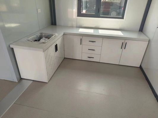 Casas plegables Contenedor de acero plano moderno para vivienda portátil