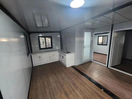 Casas plegables Contenedor de acero plano moderno para vivienda portátil