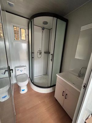 Casas plegables Contenedor de acero plano moderno para vivienda portátil