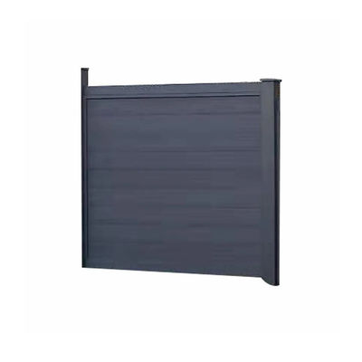Moderno diseño estilo de madera de plástico composite de la valla de la tabla fácil de instalar y resistente al agua