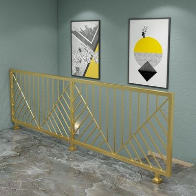 Barandillas de jardín de diseño moderno de metal para el montaje de paredes en apartamentos