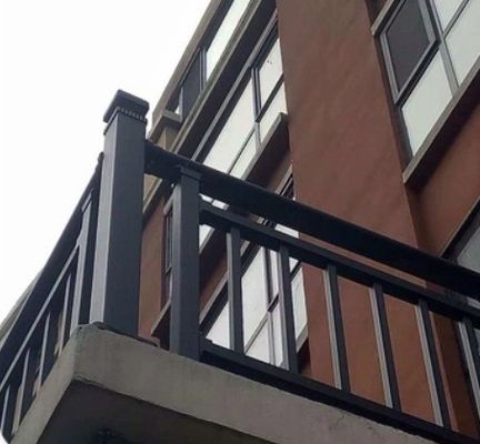 Barandillas para el porche / mangueras Mangueras de aluminio para balcones de edificios de oficinas