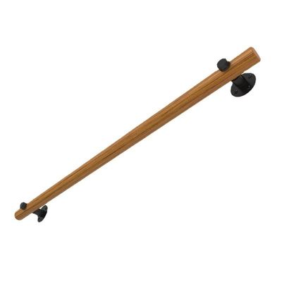 Diseño moderno contra la pared Techo interior Barandillas para ancianos Escaleras de madera Mangueras