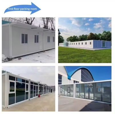 Almacén Casa de contenedores multifunción personalizada Casa prefabricada pequeña con y multifunción