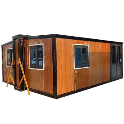 Casa de contenedores de acero de diseño chino con baño 20 pies plegable portátil extensible