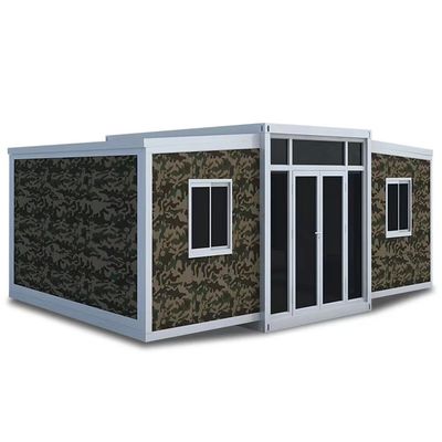 Estructura de acero de lujo 2 dormitorios Casa de contenedores prefabricada para oficina y dormitorio