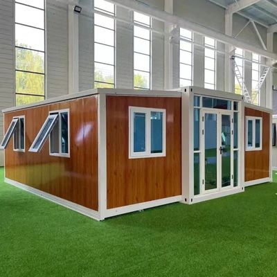 Estructura de acero de lujo 2 dormitorios Casa de contenedores prefabricada para oficina y dormitorio