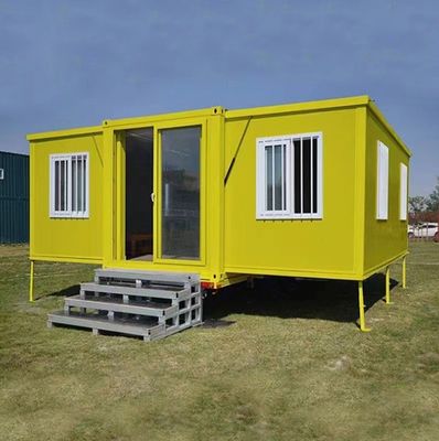 Contenedor plegable expandible 20ft/40ft 2 dormitorios Villa prefabricada con color personalizado