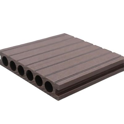 Diseño moderno de suelo compuesto de balcón de madera y plástico hueco sólido para una fácil instalación