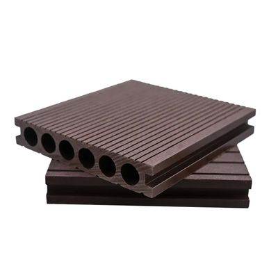 Diseño moderno de suelo compuesto de balcón de madera y plástico hueco sólido para una fácil instalación