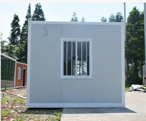 Unidades plegables Edificio de oficinas portátiles con casas de contenedores de paquetes planos plegables rápidamente