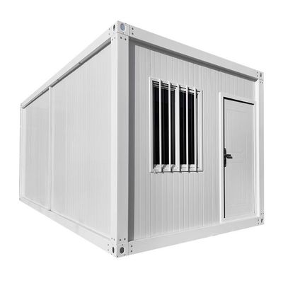 Casa de contenedores prefabricada modular hecha moderna Contenedor de paquete plano pequeño Casa