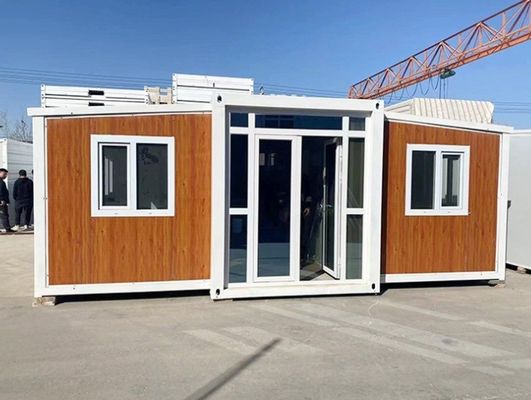 Instalación de ahorro de tiempo de acero estilo de diseño chino modular casa de contenedores plegable