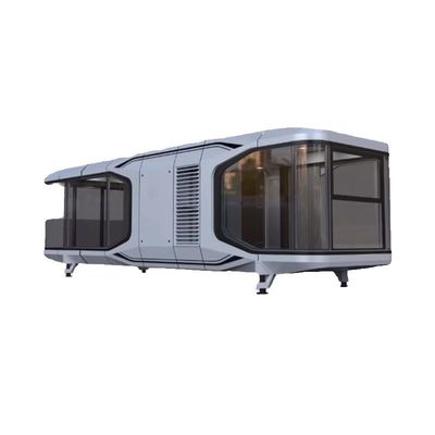 Casa cápsula espacial modular para hotel y villa de lujo estilo de diseño prefabricado postmoderno