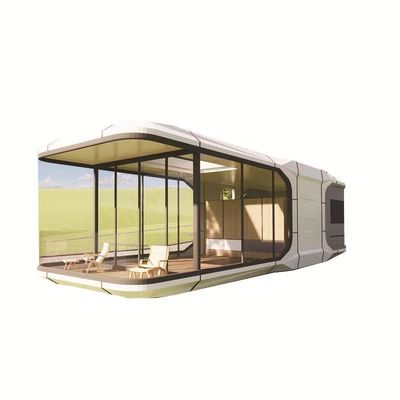 Casas de contenedores para hoteles Casas de cápsulas espaciales Casas prefabricadas modernas de lujo