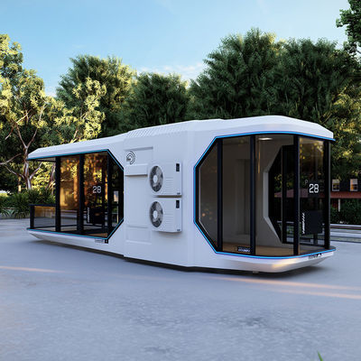 Casas de contenedores para hoteles Casas de cápsulas espaciales Casas prefabricadas modernas de lujo