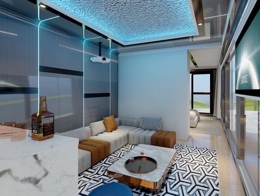 Casas de contenedores para hoteles Casas de cápsulas espaciales Casas prefabricadas modernas de lujo