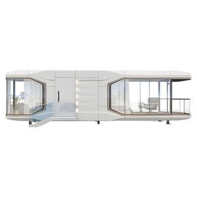 Granja autosostenible Casa cápsula Prefabricada de aleación de aluminio de lujo con control de voz
