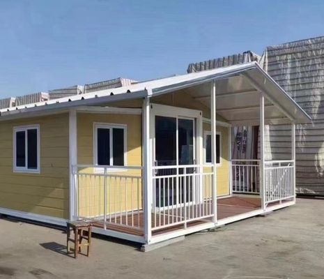 Protección del medio ambiente Casa móvil moderna con estructura de acero ligero
