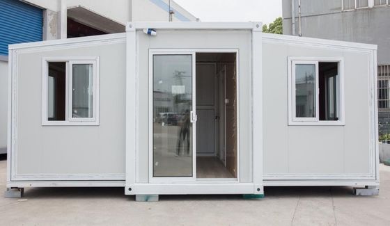 Protección del medio ambiente Casa móvil moderna con estructura de acero ligero