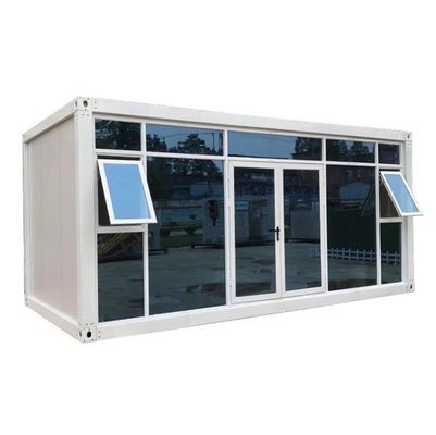 Villa al aire libre Casa de contenedores para oficina o tienda 6m x 3m x 2.8m Versátil y de diseño