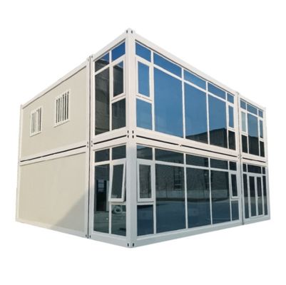 Villa al aire libre Casa de contenedores para oficina o tienda 6m x 3m x 2.8m Versátil y de diseño