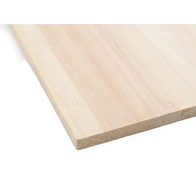 Tablas de madera sólida tabla de paulownia conjunta para diseño ecológico en interiores