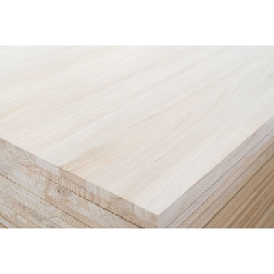 Tablas de madera sólida tabla de paulownia conjunta para diseño ecológico en interiores